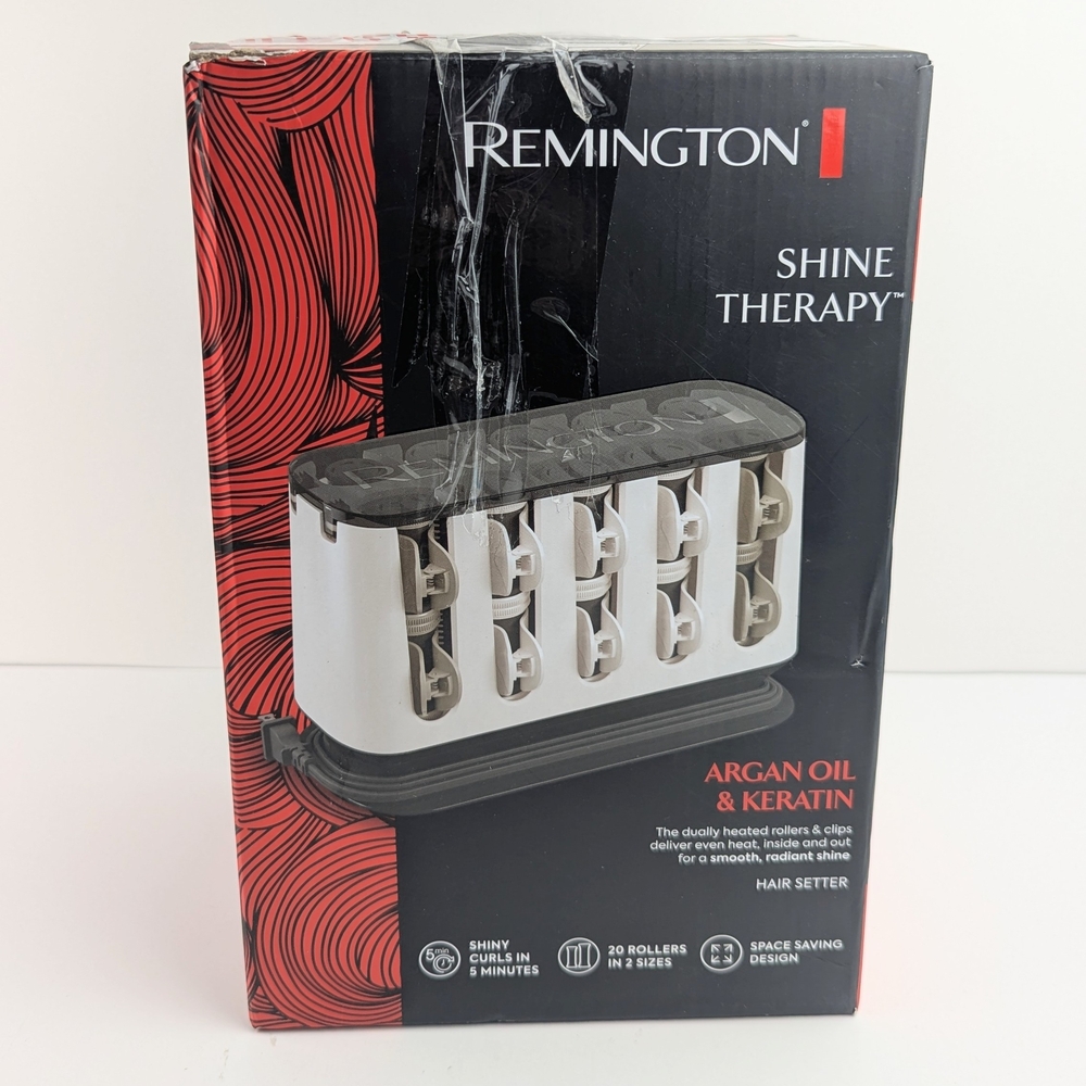 Remington Shine Therapy Hair Setter - White and Black